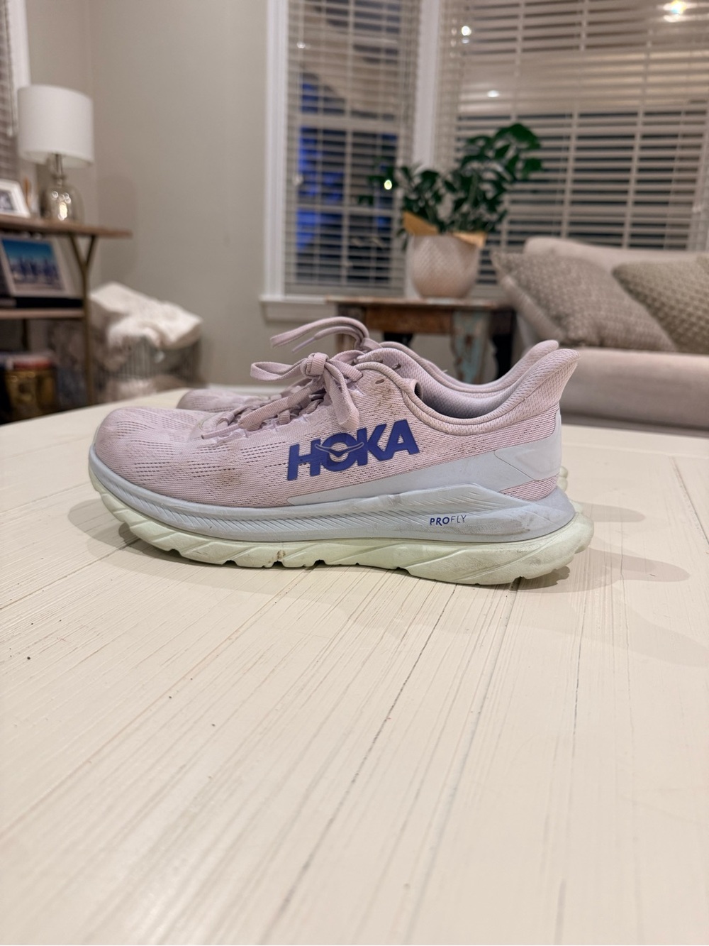 Hoka Women's Athletic Trainers with Blue Logo